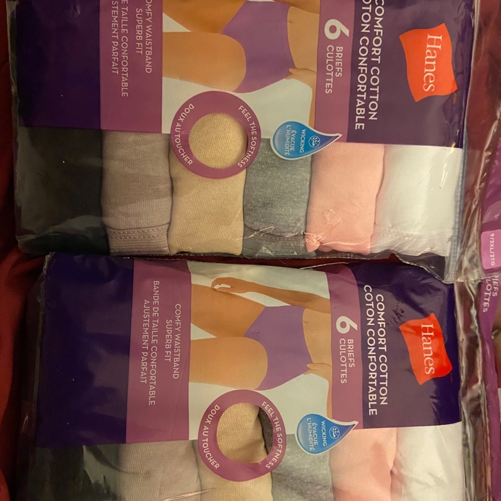 Hanes Women’s Comfort Cotton Underwear.